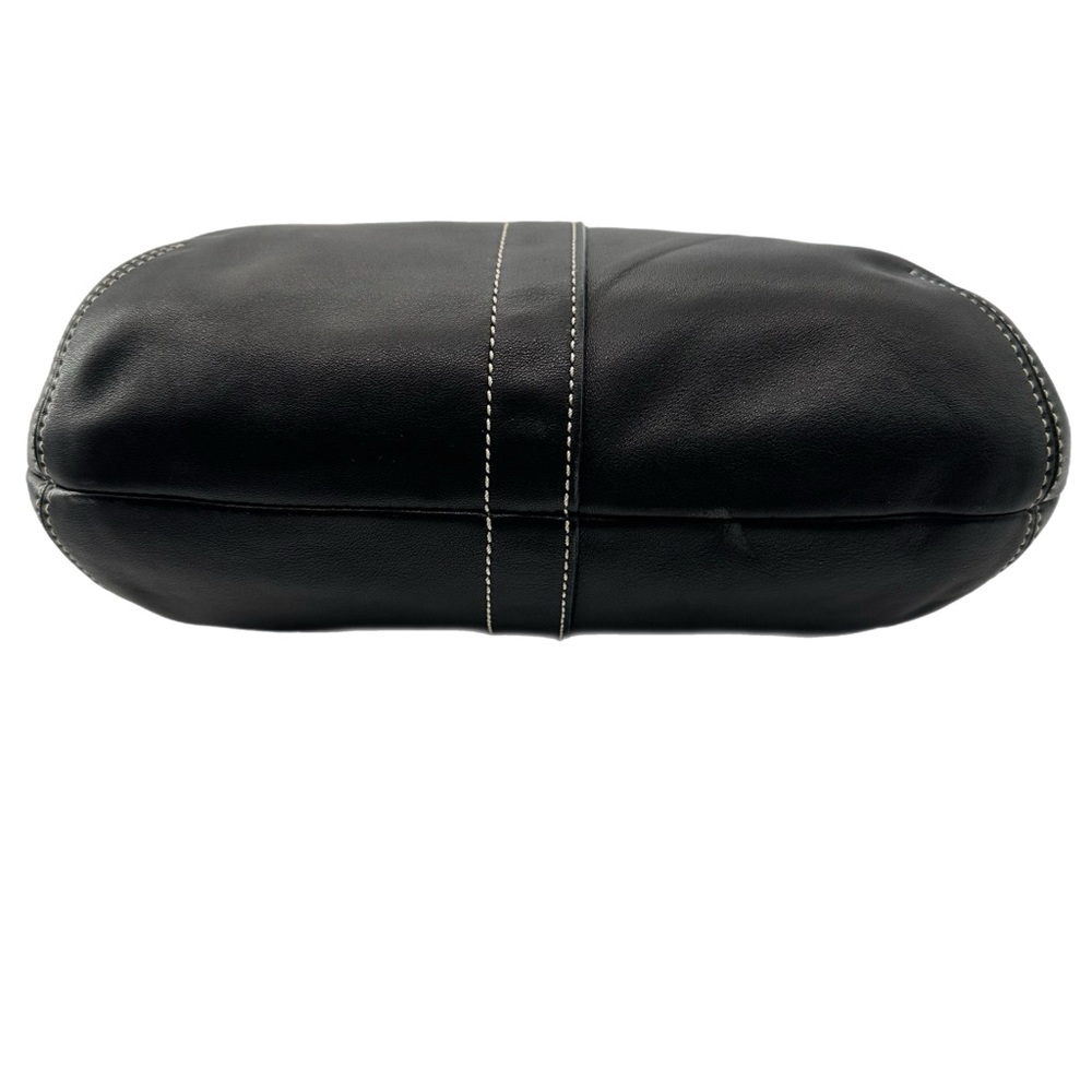 COACH 11282 Mini Ergo Hobo Shoulder Bag Black Leather Rare Y2K - Picture 5 of 14